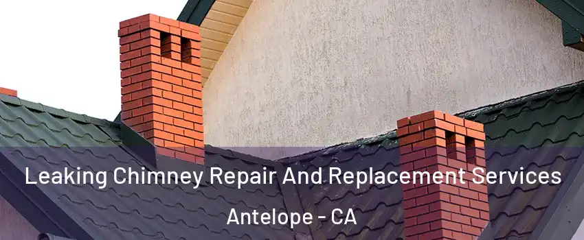  Leaking Chimney Repair And Replacement Services Antelope - CA